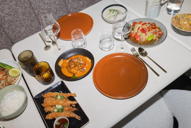 De gedekte tafel bij Dokkoon's Place